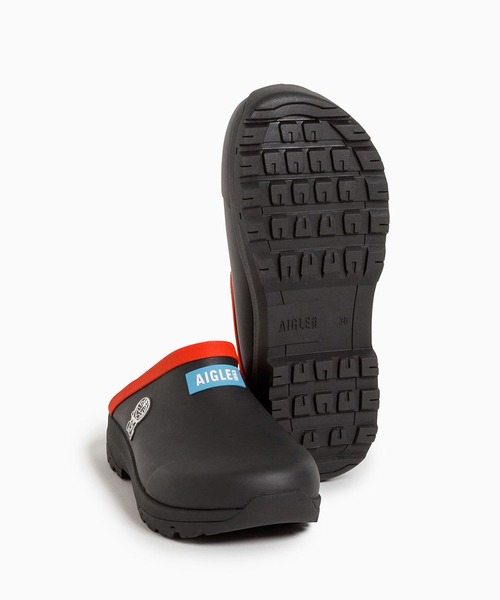 AIGLE（エーグル）の「【ドラえもん】 コーレイ クロッグ（レインシューズ・レディース・ブラック・36/35/38/37/39/40/42/41/44/43/45）」の8枚目の写真