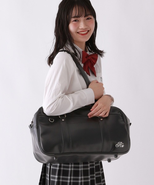 repipi armario(レピピ アルマリオ)の「PUスクールバッグ(トートバッグ・キッズ・ブラウン/ブラック・FREE)」の5枚目の写真