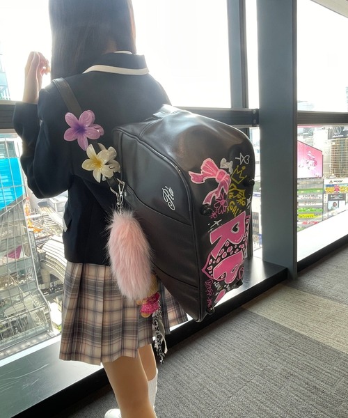 repipi armario(レピピ アルマリオ)の「PUスクールバッグ(トートバッグ・キッズ・ブラウン/ブラック・FREE)」の11枚目の写真