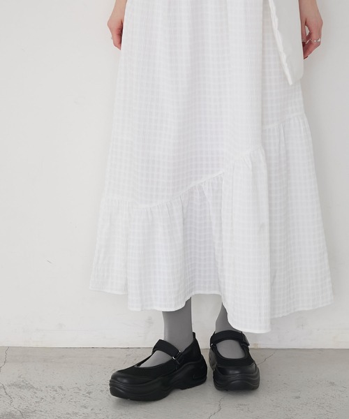 forksy.（フォルクシー）の「【forksy.】シアー ボリュームソール メリージェーンスニーカー（スニーカー・レディース・ブラック/ブラック系・S/M/L/LL）」の6枚目の写真