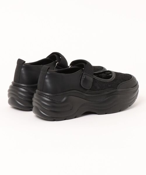 forksy.（フォルクシー）の「【forksy.】シアー ボリュームソール メリージェーンスニーカー（スニーカー・レディース・ブラック/ブラック系・S/M/L/LL）」の20枚目の写真