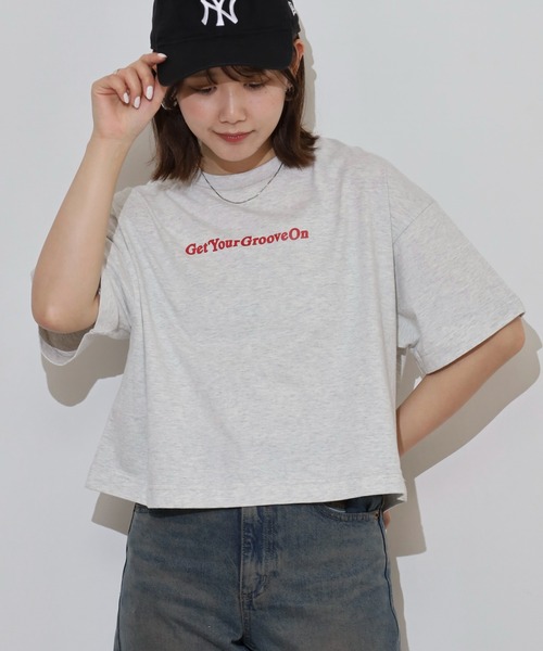 spiritoso(スピリトーゾ)の「spiritoso アソートクロップドTシャツ(Tシャツ/カットソー・レディース・レッド系1/レッド系2/スカイブルー・F)」の13枚目の写真