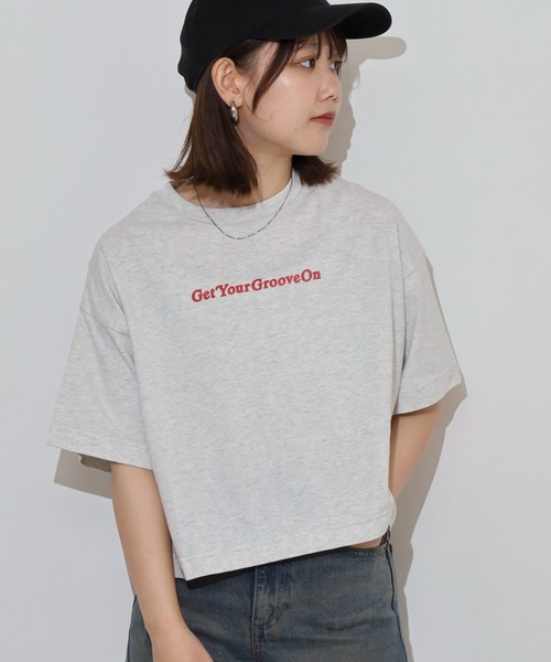 spiritoso(スピリトーゾ)の「spiritoso アソートクロップドTシャツ(Tシャツ/カットソー・レディース・レッド系1/レッド系2/スカイブルー・F)」の14枚目の写真