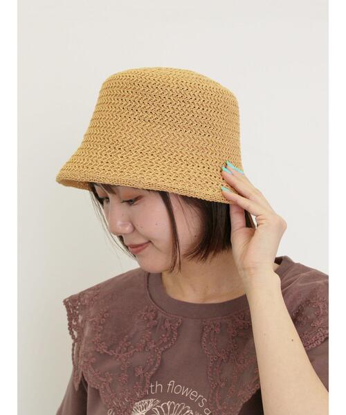 Samansa Mos2（サマンサ モスモス）の「【消臭効果】サーモダウンハット（ハット・レディース・キャメル/ブラック・F）」の3枚目の写真