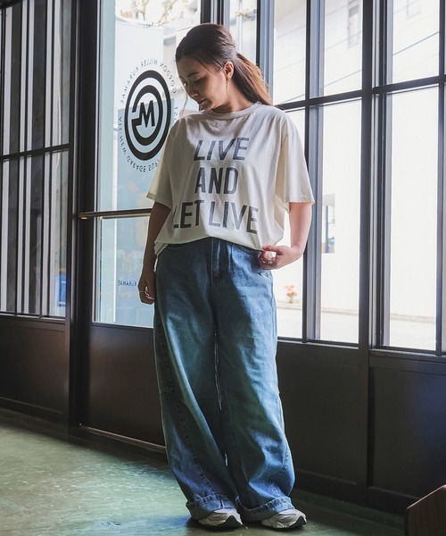 GORDON MILLER（ゴードンミラー）の「GORDON MILLER PRO GMLP別注 レミレリーフ SP加工 New fit-T（Tシャツ/カットソー・メンズ・ブラック/オフホワイト・L/M）」の4枚目の写真