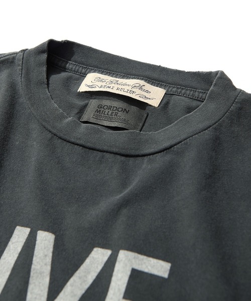 GORDON MILLER（ゴードンミラー）の「GORDON MILLER PRO GMLP別注 レミレリーフ SP加工 New fit-T（Tシャツ/カットソー・メンズ・ブラック/オフホワイト・L/M）」の17枚目の写真