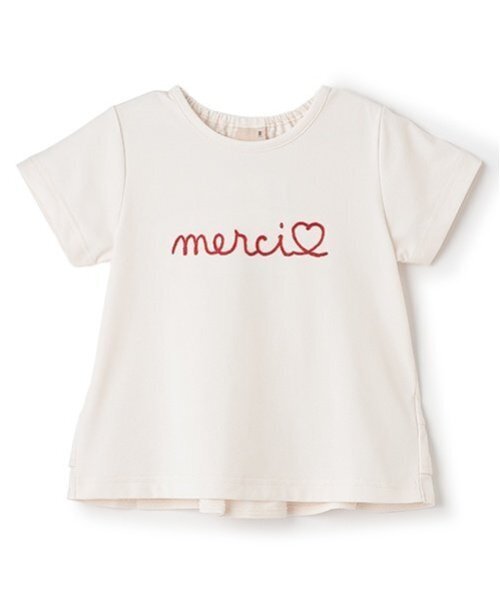 petit main(プティマイン)の「【水陸両用】ロゴ刺しゅうTシャツ(キッズサイズ)(Tシャツ/カットソー・キッズ・ラベンダー/ライトカーキ/ネイビー/アイボリー・80cm/100cm/90cm/120cm/110cm/130cm)」の18枚目の写真