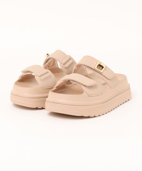 STEVE MADDEN(スティーブマデン)の「ダブルベルトフラットサンダル/S.MADDEN BIGSCHMONA-J(サンダル・レディース・ナチュラル/ブラック・22.5cm/23.5cm/24.0cm/25.0cm)」の7枚目の写真