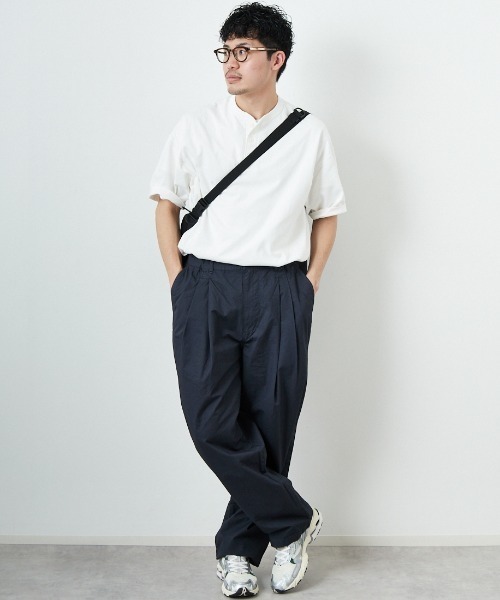 STILL BY HAND（スティルバイハンド）の「[STILL BY HAND/スティルバイハンド] 別注 製品染め ツータックパンツ（その他パンツ・メンズ・チャコールグレー/ライトグレー・44/48/46）」の6枚目の写真