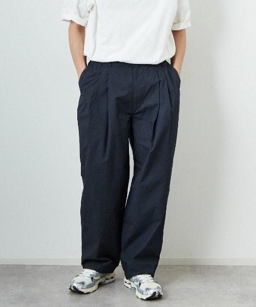 STILL BY HAND（スティルバイハンド）の「[STILL BY HAND/スティルバイハンド] 別注 製品染め ツータックパンツ（その他パンツ・メンズ・チャコールグレー/ライトグレー・44/48/46）」の9枚目の写真