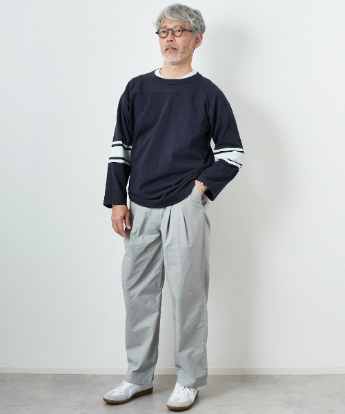 STILL BY HAND（スティルバイハンド）の「[STILL BY HAND/スティルバイハンド] 別注 製品染め ツータックパンツ（その他パンツ・メンズ・チャコールグレー/ライトグレー・44/48/46）」の7枚目の写真