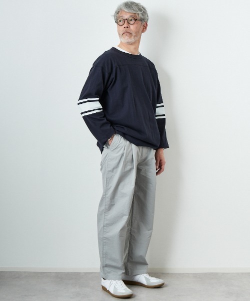 STILL BY HAND（スティルバイハンド）の「[STILL BY HAND/スティルバイハンド] 別注 製品染め ツータックパンツ（その他パンツ・メンズ・チャコールグレー/ライトグレー・44/48/46）」の21枚目の写真