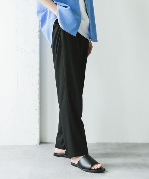 セール】TRストレッチテーパードトラウザー（スラックス