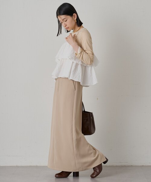 ラウンジドレス　マキシスカート　M マキシスカート（スカート）｜LOUNGEDRESS（ラウンジドレス）の