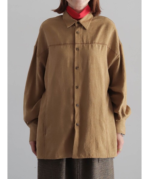 ポリエステルピーチ ビッグシャツ | NOMBRE IMPAIR