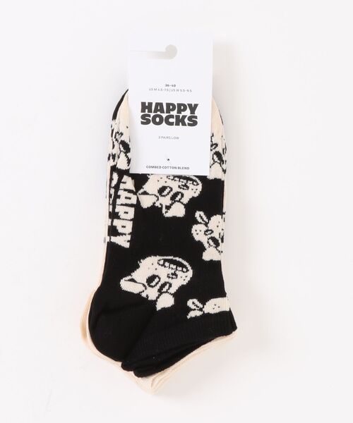 Happy Socks(ハッピーソックス)の「●Happy Socks● animal low sock 3Pセット(ソックス/靴下・レディース・その他・MEDIUM/SMALL)」の1枚目の写真