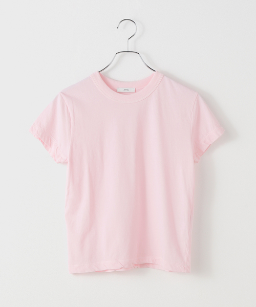 セール】ATON/エイトン FRESCA SINGLE JERSEY TIGHT FIT T-SH（T