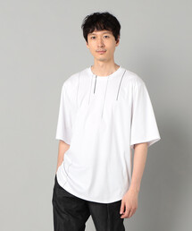 シルケットスムース ラインTシャツ