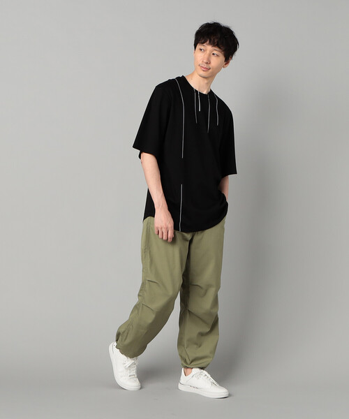 COMME CA MEN(コムサメン)の「シルケットスムース ラインTシャツ(Tシャツ/カットソー・メンズ・ホワイト/ブラック・M/L)」の17枚目の写真