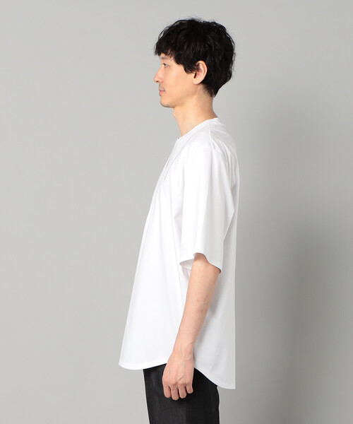 COMME CA MEN(コムサメン)の「シルケットスムース ラインTシャツ(Tシャツ/カットソー・メンズ・ホワイト/ブラック・M/L)」の12枚目の写真