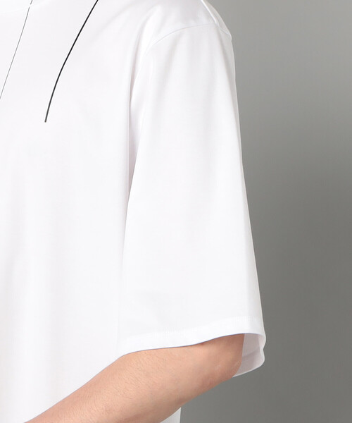 COMME CA MEN(コムサメン)の「シルケットスムース ラインTシャツ(Tシャツ/カットソー・メンズ・ホワイト/ブラック・M/L)」の9枚目の写真