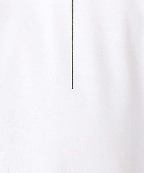 COMME CA MEN(コムサメン)の「シルケットスムース ラインTシャツ(Tシャツ/カットソー・メンズ・ホワイト/ブラック・M/L)」の7枚目の写真