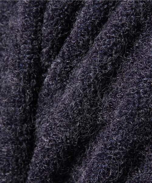 SEVENDAYS=SUNDAY（セブンデイズサンデイ）の「ウールタッチパイル　ノーカラーＺＩＰカーディガン（カーディガン/ボレロ・メンズ・カーキ/チャコールグレー/ネイビー・MEDIUM/SMALL/LARGE）」の11枚目の写真