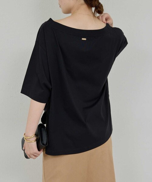 GALLARDAGALANTE（ガリャルダガランテ）の「【2Way】オフショルTee（Tシャツ/カットソー・レディース・ブラウン/ホワイト/ブラック・FREE）」の18枚目の写真