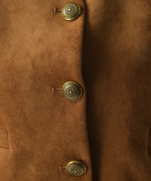 FOREVER 21（フォーエバー トゥエンティーワン）の「【2025SS】フェイクスエードジレ（ベスト・レディース・ブラウン系その他・FREE）」の2枚目の写真