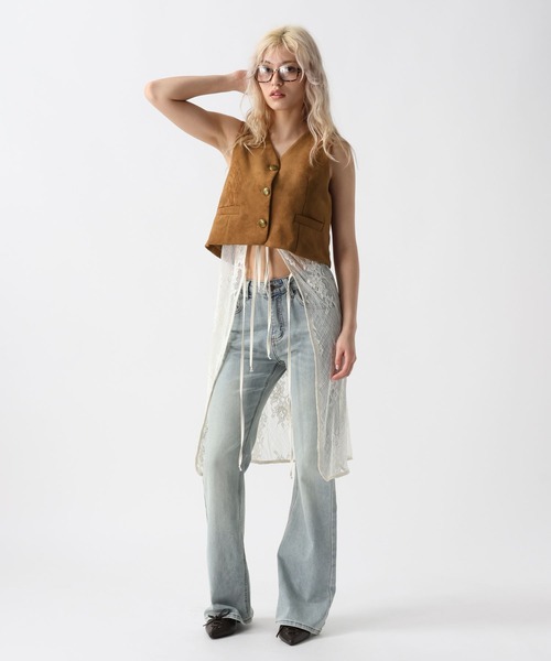 FOREVER 21（フォーエバー トゥエンティーワン）の「【2025SS】フェイクスエードジレ（ベスト・レディース・ブラウン系その他・FREE）」の13枚目の写真