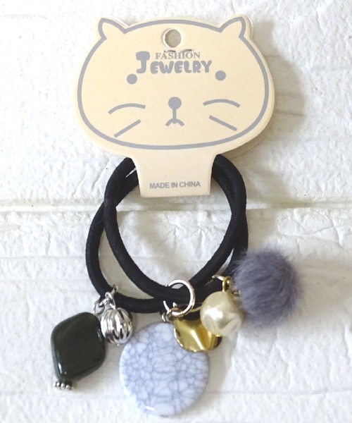 セール】【soill】じゃらじゃら可愛いsoillのヘアゴム2本セット