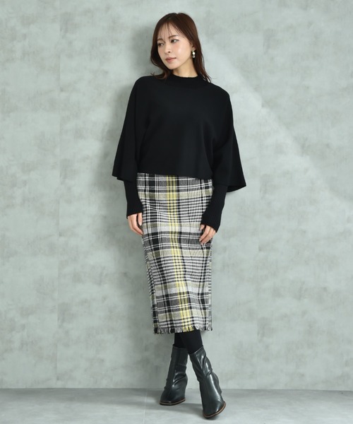 INTERPLANET（インタープラネット）の「アンサンブルニットＳＥＴ（ニット/セーター・レディース・ベージュ/ブラック/グレー・FREE）」の16枚目の写真