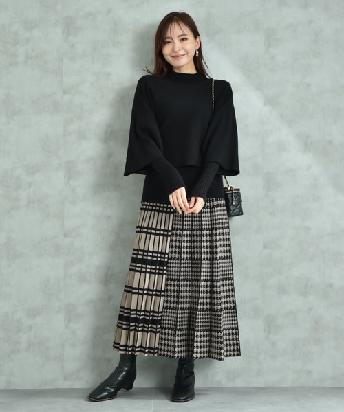 INTERPLANET（インタープラネット）の「アンサンブルニットＳＥＴ（ニット/セーター・レディース・ベージュ/ブラック/グレー・FREE）」の22枚目の写真