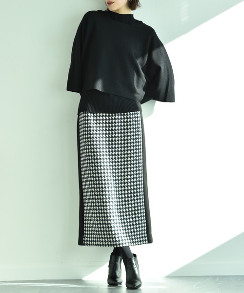 INTERPLANET（インタープラネット）の「アンサンブルニットＳＥＴ（ニット/セーター・レディース・ベージュ/ブラック/グレー・FREE）」の9枚目の写真