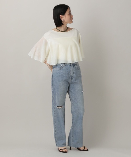 A part by（アパートバイ）の「Apbアソートデニムパンツ（デニムパンツ・レディース・ネイビー/ライトブルー・MEDIUM/SMALL）」の10枚目の写真