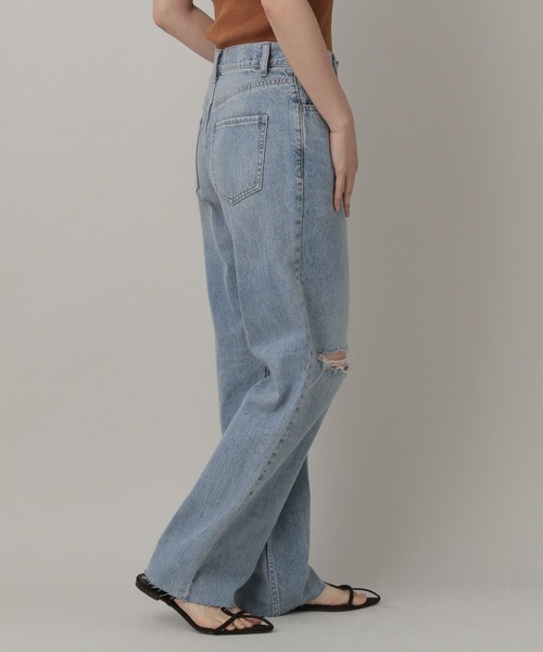 A part by（アパートバイ）の「Apbアソートデニムパンツ（デニムパンツ・レディース・ネイビー/ライトブルー・MEDIUM/SMALL）」の16枚目の写真