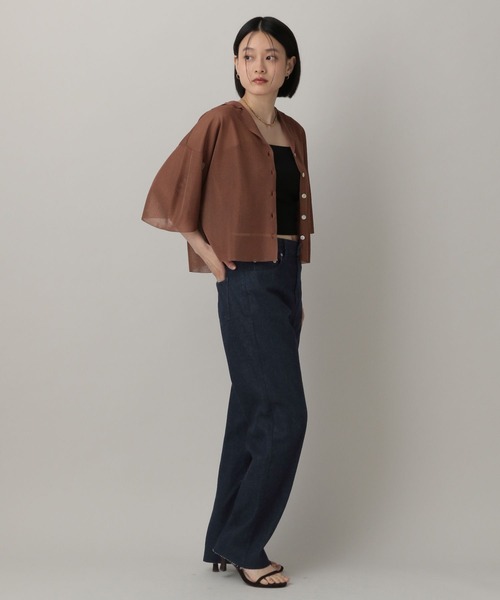 A part by（アパートバイ）の「Apbアソートデニムパンツ（デニムパンツ・レディース・ネイビー/ライトブルー・MEDIUM/SMALL）」の4枚目の写真