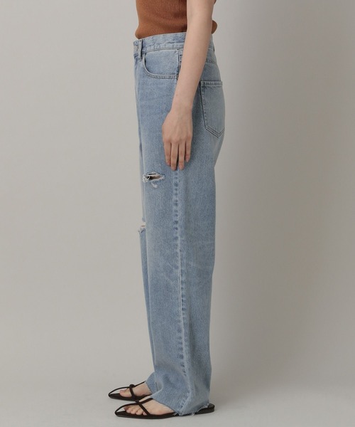 A part by（アパートバイ）の「Apbアソートデニムパンツ（デニムパンツ・レディース・ネイビー/ライトブルー・MEDIUM/SMALL）」の19枚目の写真