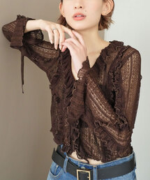 「SLOBE citron.」 長袖ブラウス FREE イエロー レディース SLOBE IENA 「SLOBE IENA」 長袖ブラウス FREE イエロー