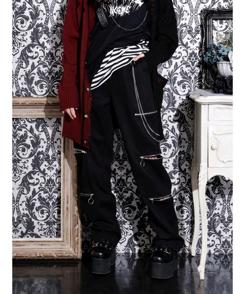 ファスナーいっぱいユニセックスパンツ（その他パンツ）｜NOEMIE