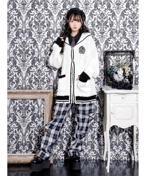 NOEMIE(ノエミー)の「ファスナーいっぱいユニセックスパンツ(その他パンツ・レディース・ブラック/その他1/オフホワイト/パープル・M)」の21枚目の写真