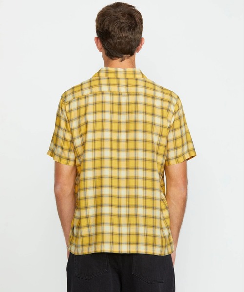 VOLCOM(ボルコム)の「【VOLCOM/ボルコム】Stone Facet Short Sleeve/半袖チェックオープンカラーシャツ(シャツ/ブラウス・メンズ・イエロー系その他・MEDIUM/LARGE)」の3枚目の写真