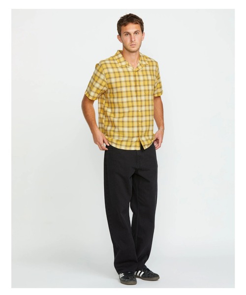 VOLCOM(ボルコム)の「【VOLCOM/ボルコム】Stone Facet Short Sleeve/半袖チェックオープンカラーシャツ(シャツ/ブラウス・メンズ・イエロー系その他・MEDIUM/LARGE)」の4枚目の写真
