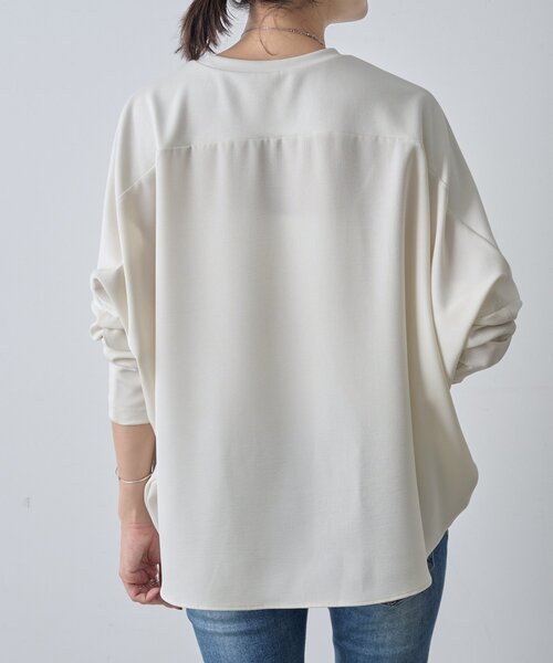 セール】ラウンドキリカエプルオーバー（Tシャツ/カットソー