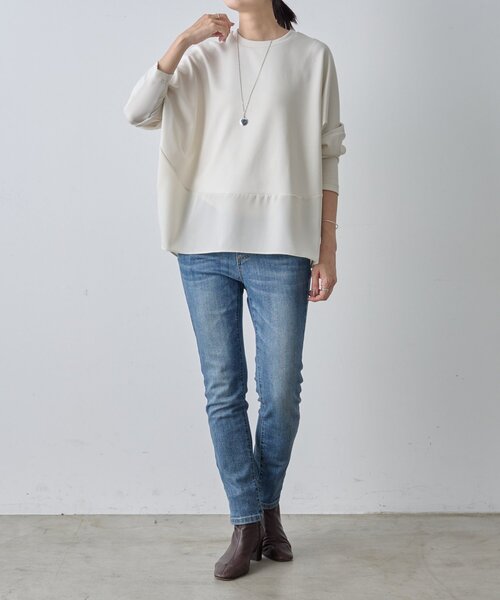 ラウンドキリカエプルオーバー（Tシャツ/カットソー）｜BEARDSLEY