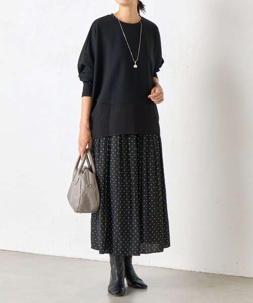 ビアズリー BEARDSLEY ラウンドキリカエプルオーバー 新品未使用✨ ラウンドキリカエプルオーバー（Tシャツ/カットソー）｜BEARDSLEY