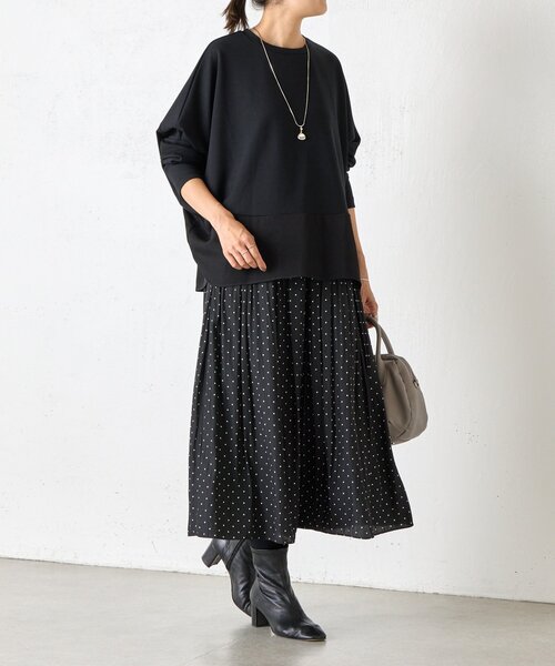 ラウンドキリカエプルオーバー（Tシャツ/カットソー