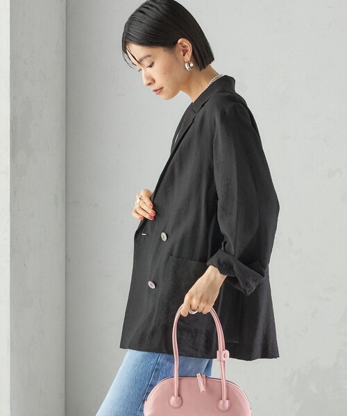 クラネ シアーテーラードジャケットシャツ ミント シルク混 y*n様