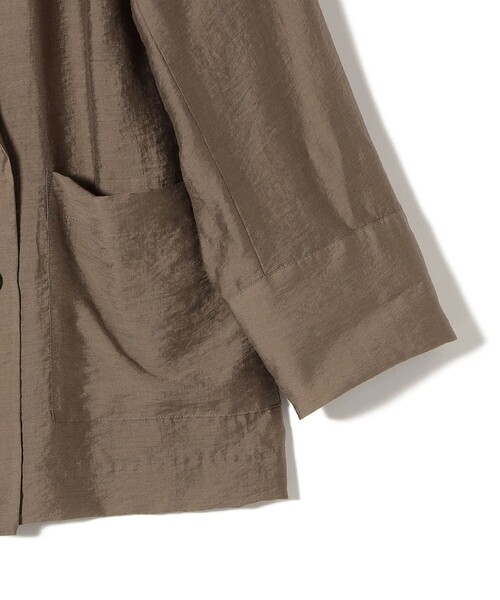 手洗い可能〉シアー シルク混 ジャケット（テーラードジャケット