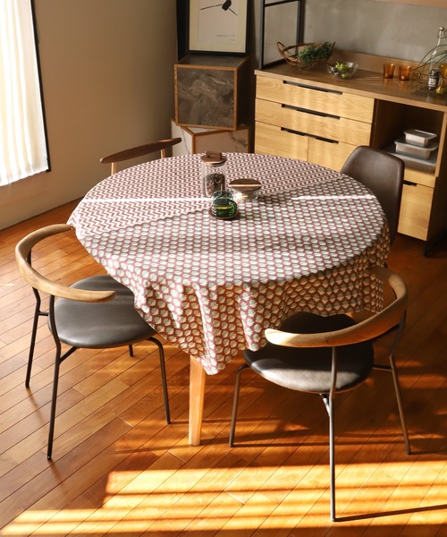 a.depeche/アデペシュ】テーブルクロス kha-na table cloth 135×210